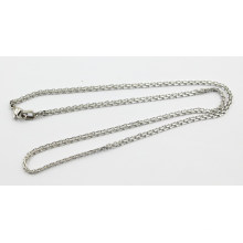 Мода из нержавеющей стали ожерелье Doubel слой цепи - W1.5mm * 2.8mm